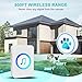 Yoiilifee Dog Door Bell for Potty Training, Smart Wireless Doggie Doorbell to Go Outside, 1000 Feet Long Range with IP65 Waterproof Super-Light Touch Button, 60 Melodies & Adjustable Volume (White)