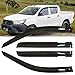 4pcs Original Shatterproof Rainproof Side Window Wind Deflectors for HILUX 05-21,Outside Mount Rain Guards Sets,Nice Looking Window Visors for Cars,Vent Deflector for 2005-2021 Toyota HILUX Crew 94983