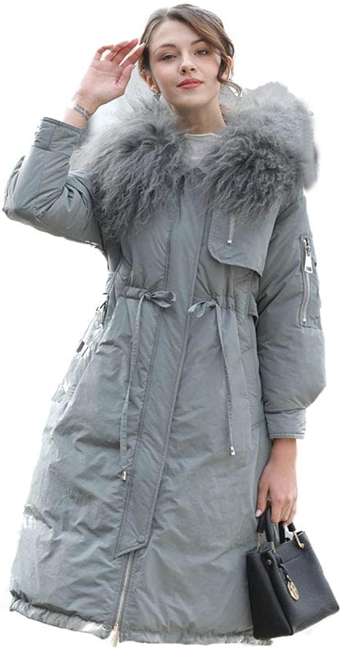 FNFUR Winter Mongolian sheep fur-collar 