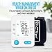 Upper Arm Blood Pressure Monitor - Large Adjustable Cuff - Automatic BP Machine with Large Backlit LCD Display and 120 Memory Readings for Fast Accurate Reading for Home Use by MEDca