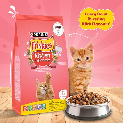 FRISKIES-Kitten-Discoveries-Kitten-Food-Tuna-Chicken-Milk-Vegetables-Whole-Grain-Flavours-1kg-Packet-Granule