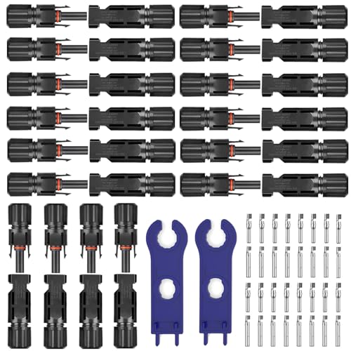 Connecteurs solaires IP67 Funmo pour câbles de panneau photovoltaïque 2.5 à 6 mm²