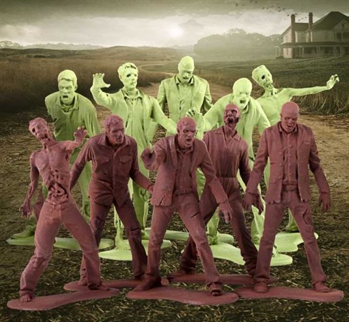 Amazon.com: The Walking Dead Zombie Army Men Figures : Toys & Games