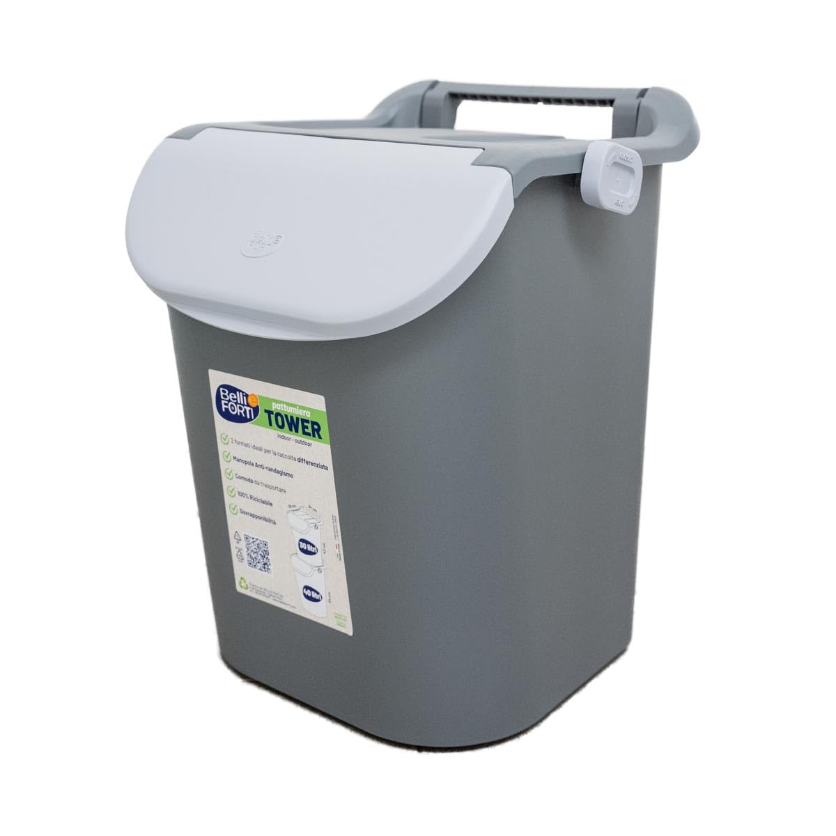 MAURY'S PATTUMIERA SET 3 TOWER CON MANICO CON CAPIENZA 30 LT