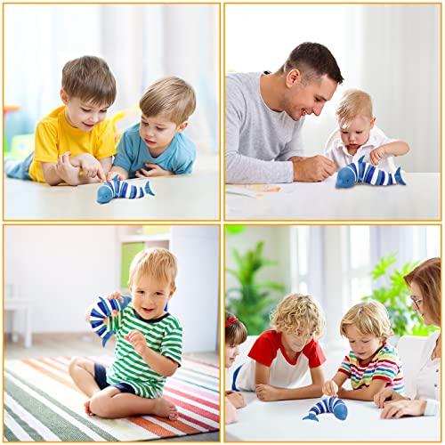 OSDUE Fidgets Slug Spielzeug, 3D Fidget Slugs Toys, Sensorisches Spielzeug, Flexible Kreatives Delfinspielzeug für Erwachsene, Kinder, Autisten (Delfin)