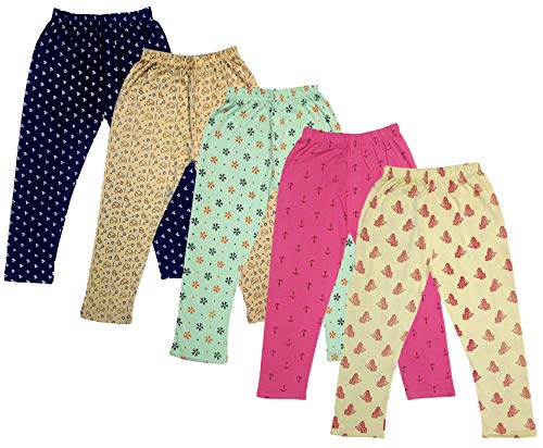 Image of indi weaves Girls Super Soft Cotton Solid Capri Pants Pack of 2