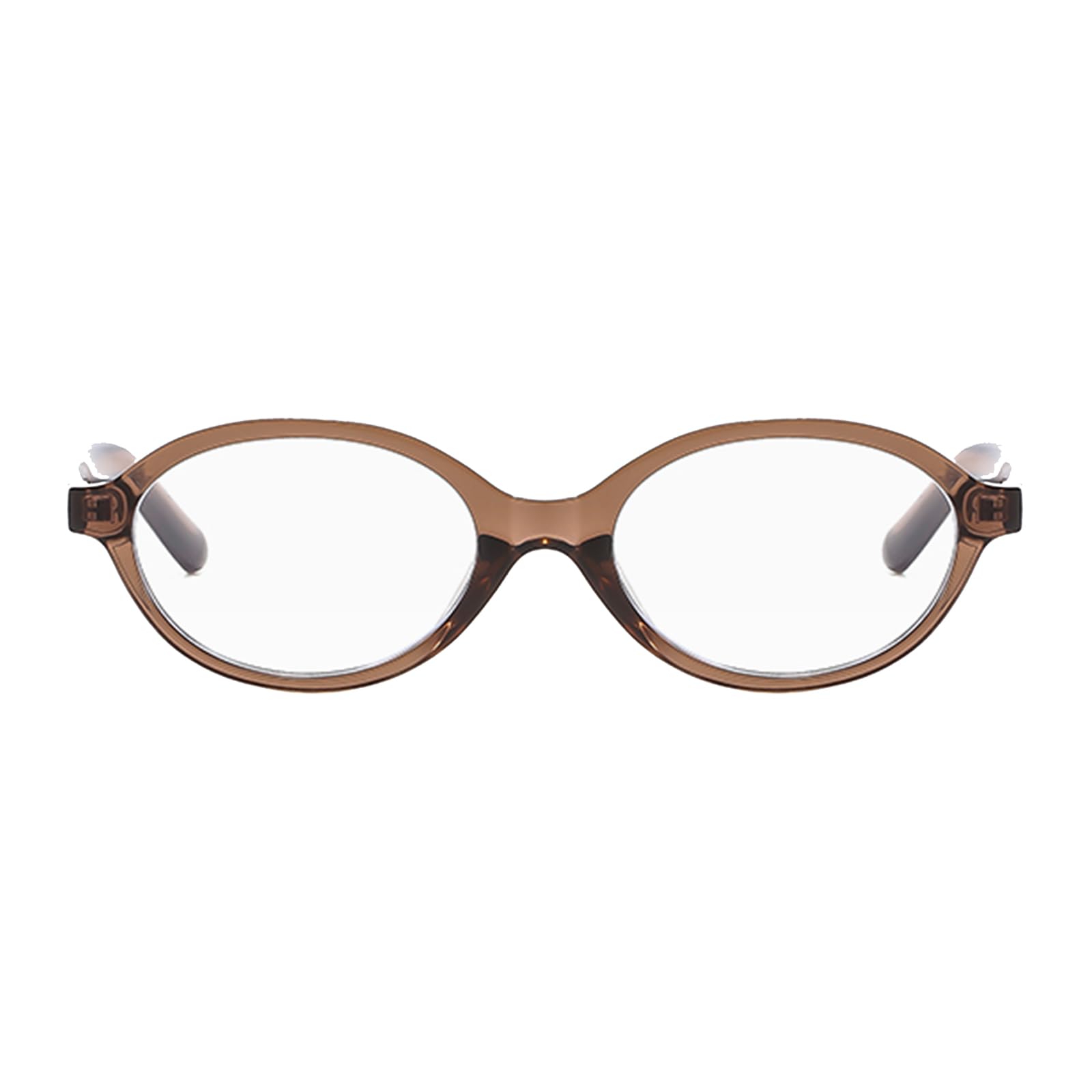 YAMEIZE Small Oval Blue Light Blocking - Glasses Women Men Retro Clear Anti Blue Light Eyeglasses for Computer Gaming