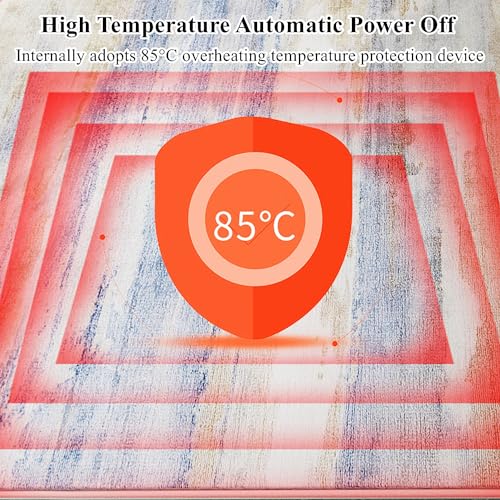 Alfombra Eléctrica Calefactora con Termostato Ajustable miniatura 3