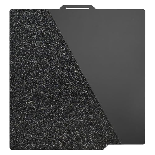 Double Sided Smooth &amp; Textured PEI Build Plate for Bambu Lab X2D/P2S/X1/X1C/X1E/P1P/P1S/A1, 257x257mm Spring Steel Magnetic Flexible Heated Bed, High Adhesion Removable 3D Printer Platform