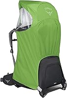 Osprey Poco Child Carrier Raincover - Waterproof Hiking Protection with Clear Windows, Limon