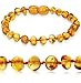 Bracelet Ambre 14 cm, 16 cm. - 100% Plus Haute Qualite Certifie l'Ambre la Baltique Authentique. Amberta® (14 cm)
