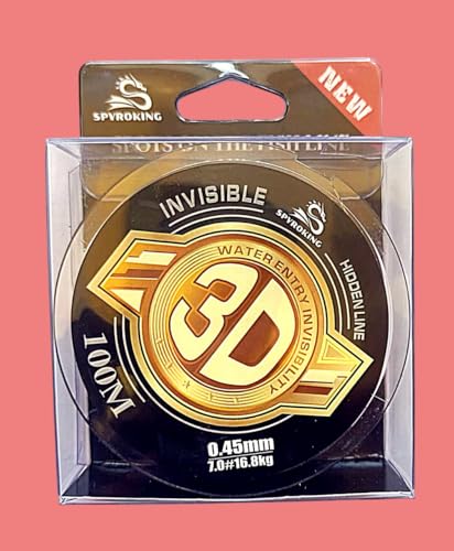 Image of Pro Hunter 3D Strong Fishing Line, 0.45mm 100M Strands Monofilament Fishing Line Angling Accessory, Durable Fishing Line (Max Tension 16.30KG)
