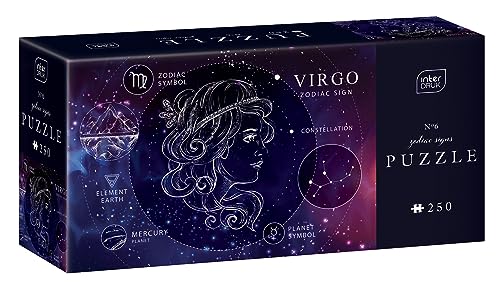 Interdruk - 250 Piece Jigsaw Puzzle for Adults - Zodiac Signs - Virgo, 06 Virgo, 48×33 cm