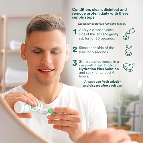 image for Biotrue Contact Lens Solution, Multi-Purpose Solution for Soft Contact