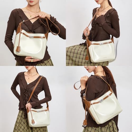 Bolso Hobo de cuero para mujer tipo Tote y Satchel miniatura 2