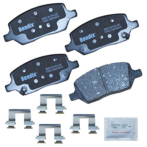 Image of Bendix Priority1 CFC1093 Ceramic Rear Brake Pads for Select Models Buick Terraza, Chevrolet Uplander, Mobility Ventures MV-1, Pontiac Montana, Saturn Relay, VPG MV-1