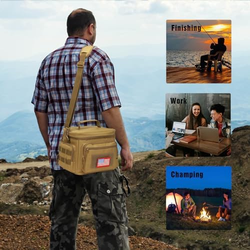 Lunch Box for Men, 12L Leakproof Tactical Lunch Bag Large Cooler for work Alternate view