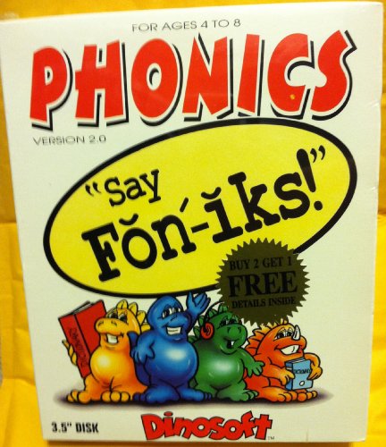 PHONICS Say Fon-iks Version 2.0 3.5" DISC (NOT CD-ROM) 1992
