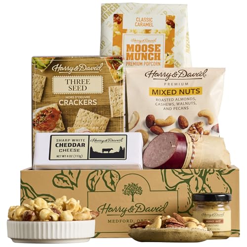 Harry & David Snack Box, Snack Gift Basket & Care Package For All Occasions, Food Gift Baskets For...