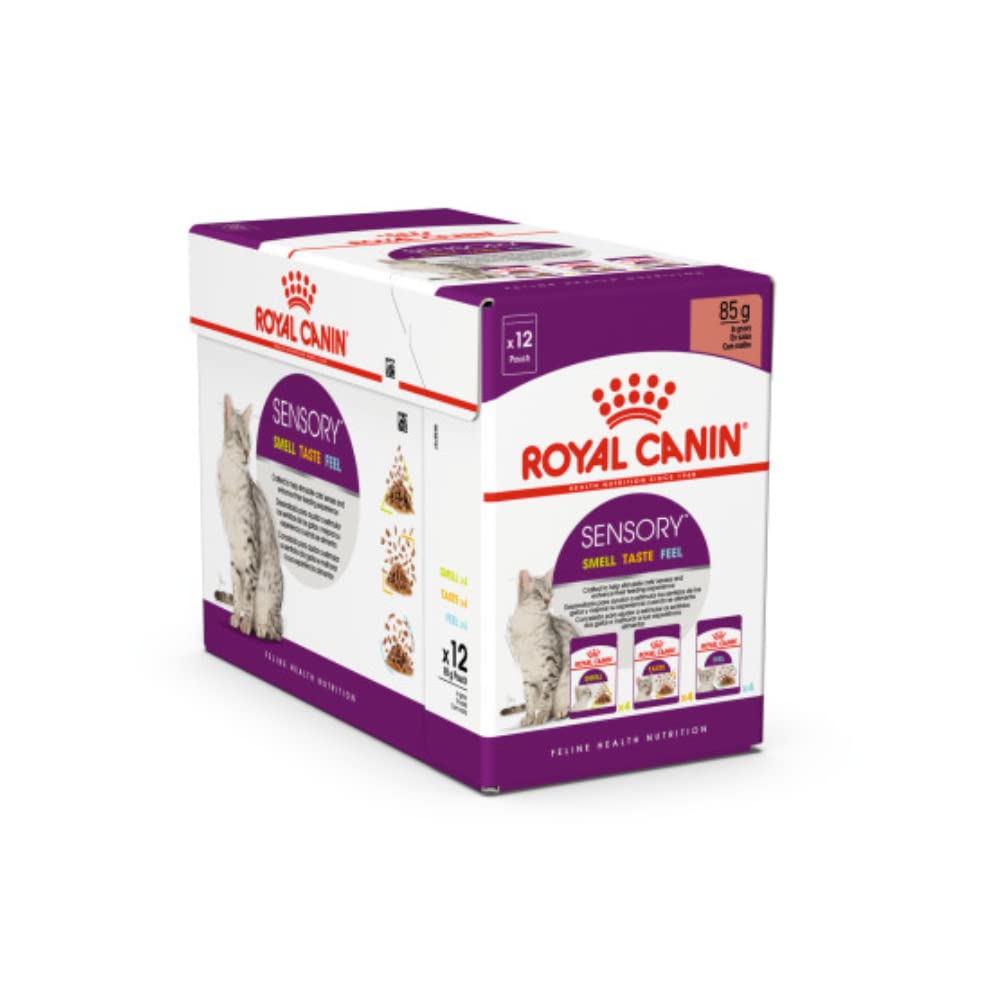Royal Canin Sensory Mixed Pack in Gravy 12 x 85g (4 x Smell/4 x Taste/4 x Feel)