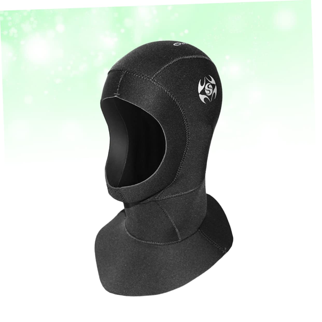 iplusmile Neoprenmütze Große Badekappe Taucherhaube Schnorchelhaube Schnorchelkappe Black