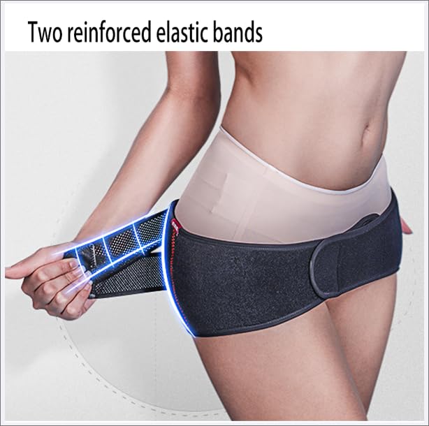 FAJA Pélvica Soporte Lumbar Ajustable Negro Talla Única miniatura 3