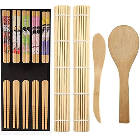 ZFYQ Sushi Kit, 9 Piece Bamboo Sushi Making Kit Cover
