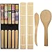 ZFYQ Kit à Sushi, Kit de Fabrication de Sushi en Bambou, 9 Pièces