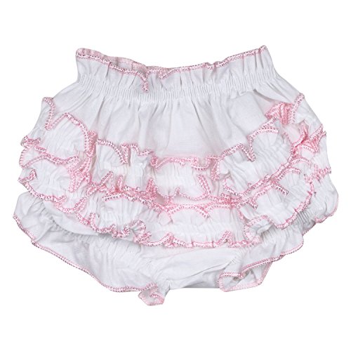 Image of GURU KRIPA BABY PRODUCTS Presents Cotton Fabric Back Frill Panty for Baby Girl Inner Wear Drawer /Bloomer Underwear Brief Girl Casual Nikker for Baby Girls Pack of 6Pcs