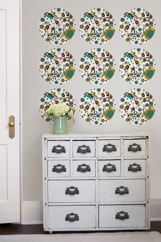 Brewster Home Fashions Wpd96800 Peel & Stick Dot Wall Decals, Anya #TOP4