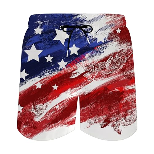 Mens Swim Trunks with Compression Liner Quick Dry Swimming Board Beach Shorts 2 in 1 Bathing Suit2