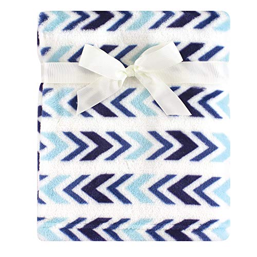 Image of Hudson Baby Unisex Baby Plush Blanket with Toy, Aztec Bear, One Size (Pack of 2)