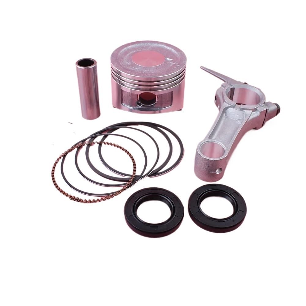 Kit de Sello de Aceite de biela y Anillo de pistón de 68 mm for Motor de cortacésped de Gasolina GX160 de 6,5 HP.