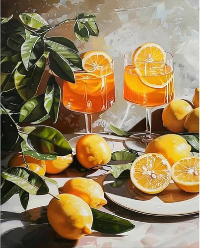 Peinture par numéros adultes anti-stress avec toile et cadre bois