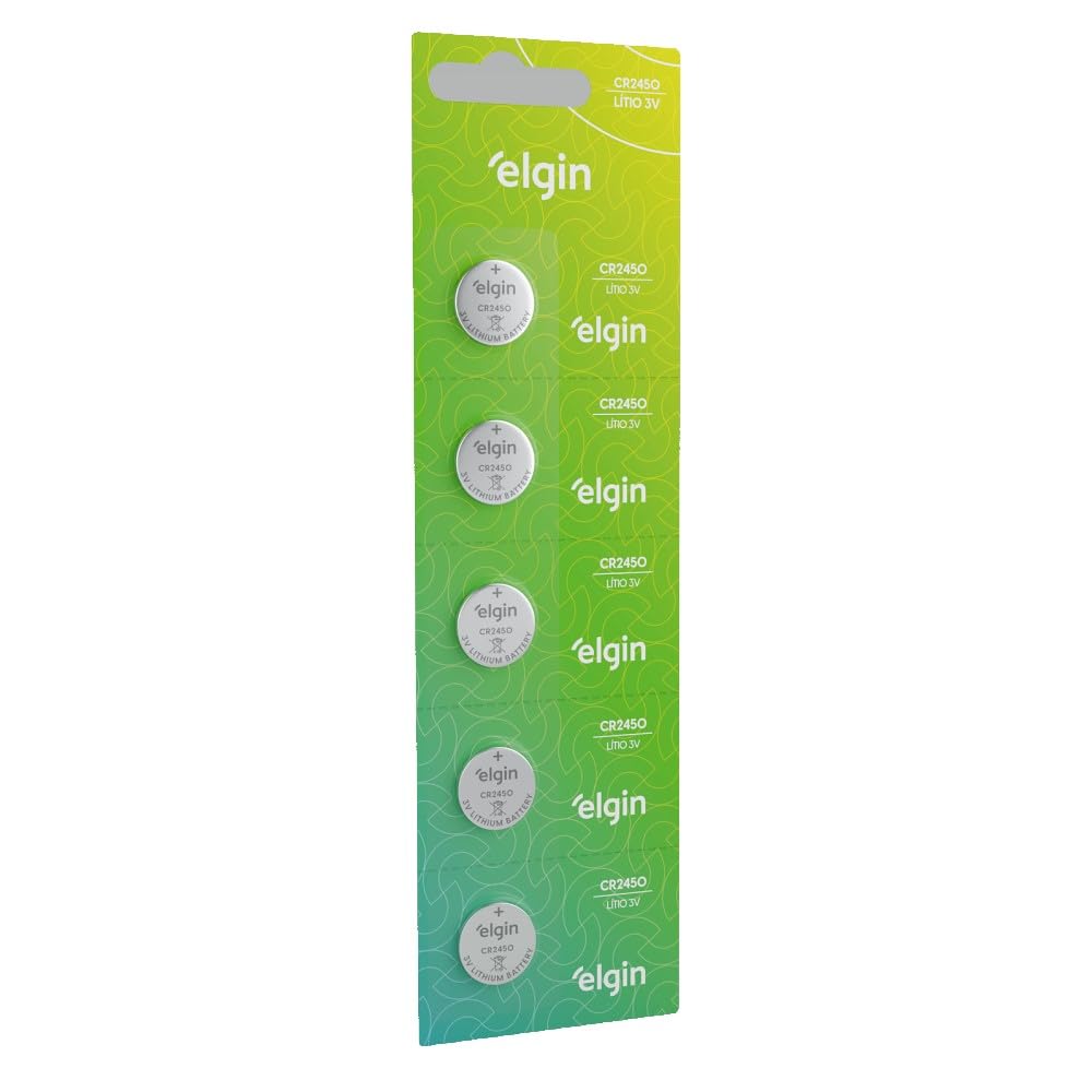 Elgin CR2430 Lot de 5 Piles au Lithium 3 V