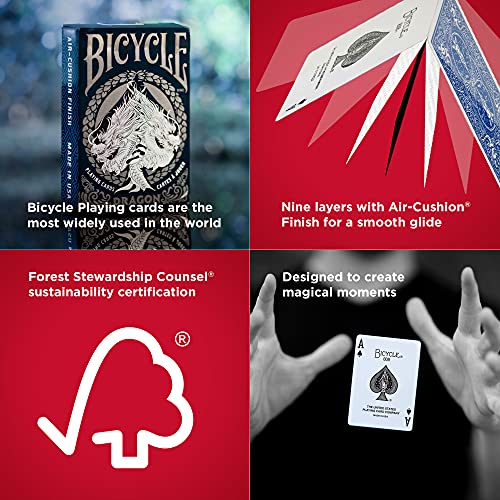 Bicycle Dragon Premium Playing Cards, 1 Deck #TOP5