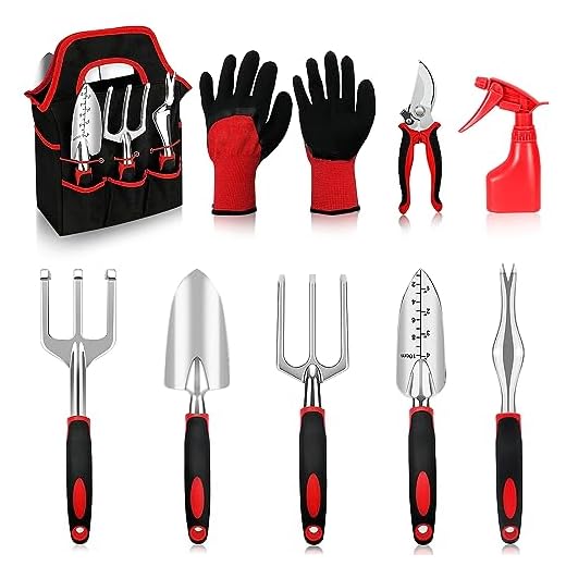 Set Attrezzi da Giardino con Borsa