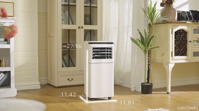 Image of Antarctic Star 8500 Btus ASHRAE Portable Air Conditioner (5000 Btus SACC) | 3-in-1 Portable Ac Unit with Sleep Mode, Digital Display & Remote Control, 24H Timer, Bedroom & Office