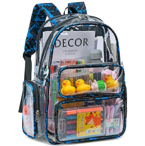 CAMTOP Clear Backpack Heavy Duty Transparent Bag See Through...