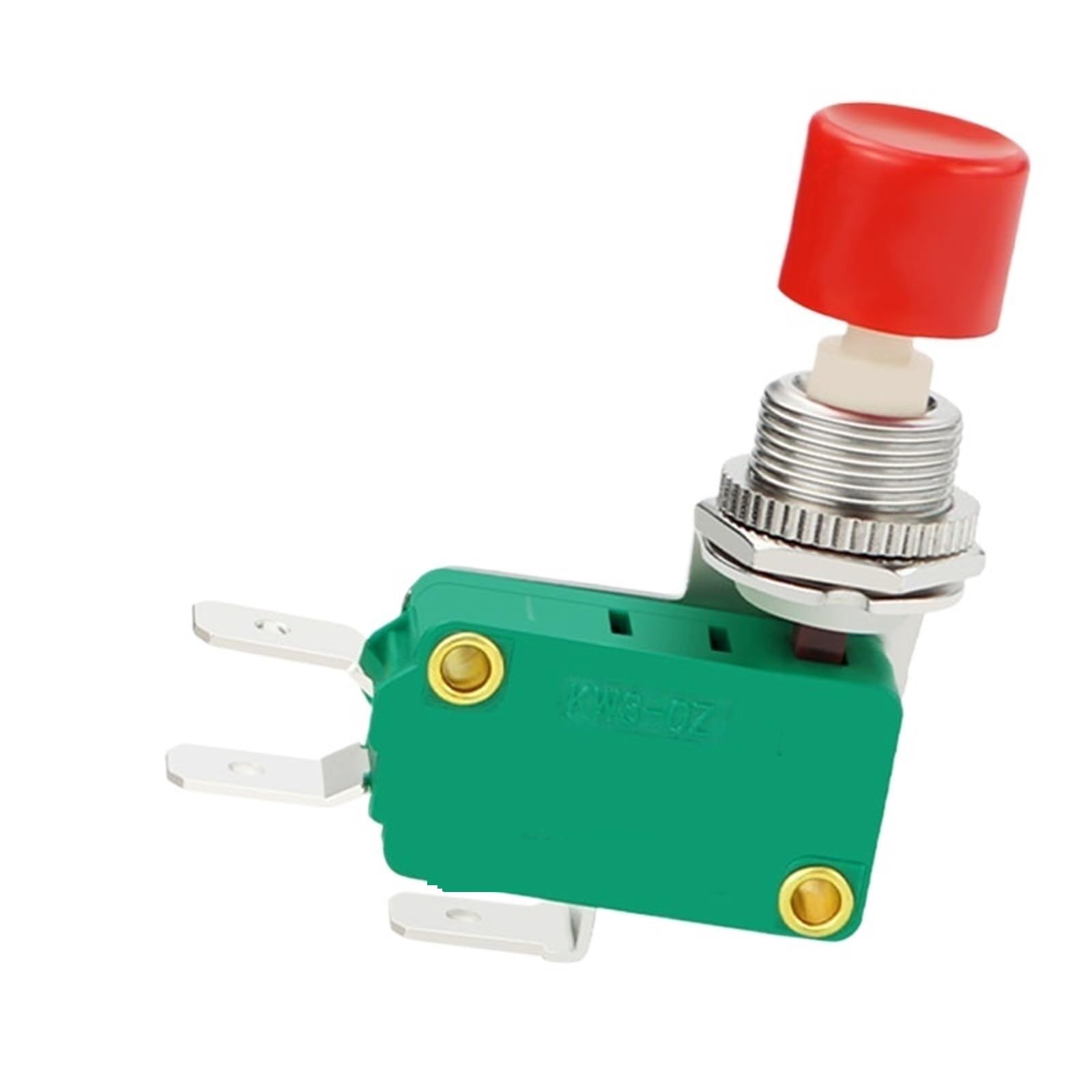 5 uds interruptores de límite de DS438-448 16A 250V botón de reinicio automático único doble SPDT momentáneo(Single red,5PCS)