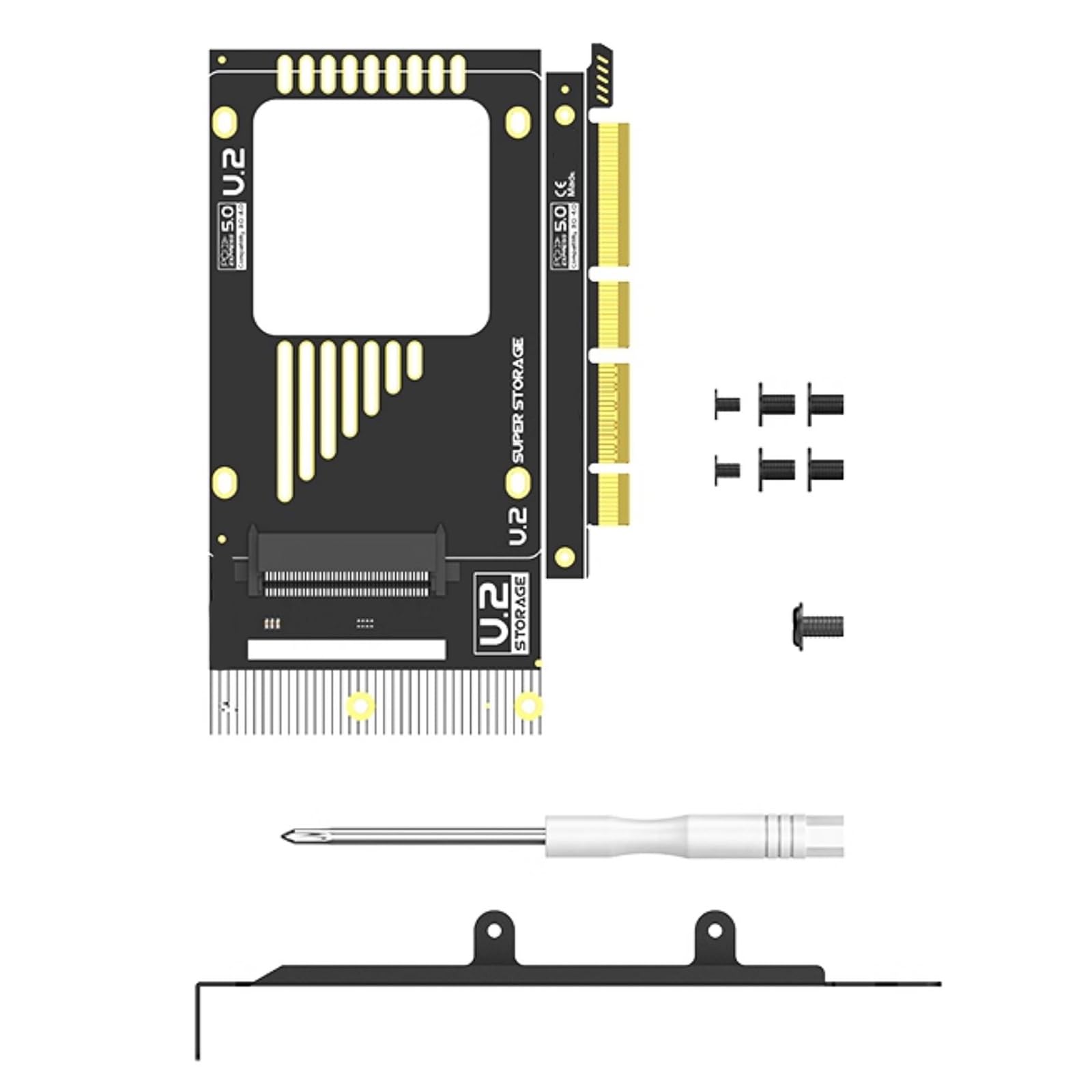 Scheda di espansione intelligente U.2 a PCIe 5.0 Scheda di espansione 128Gbps Larghezza di banda Computing Accessori Scheda di archiviazione