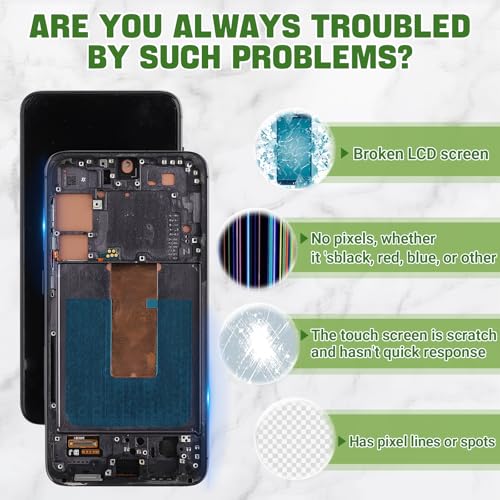 Écran tactile LCD TFT version sans empreinte digitale avec kit outils complet