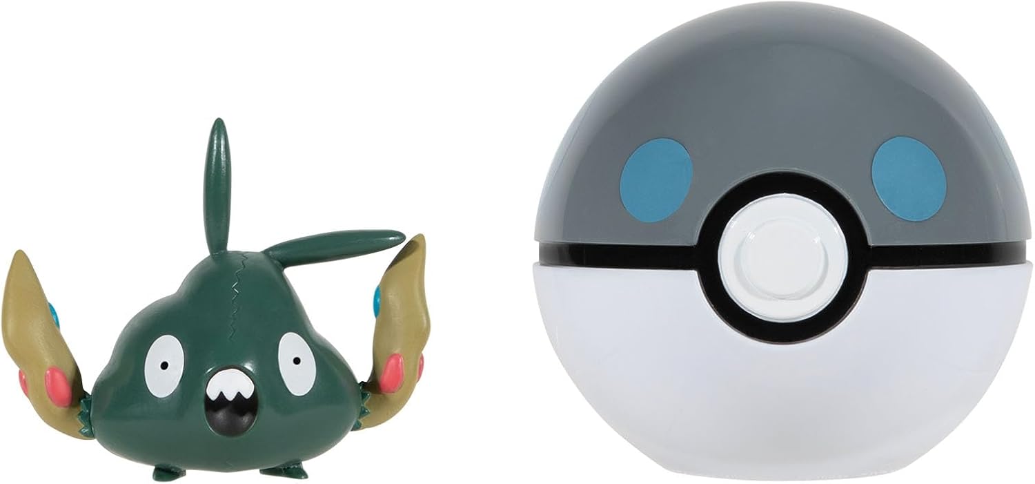 Pokémon Clip ‘N’ Go Trubbish and Heavy Ball Includes 2-Inch Battle Figure and Heavy Ball Accessory
