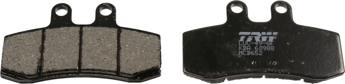 TRW AUTOMOTIVE AFTERMARKET MCB652 Motorcycle Brake Pad