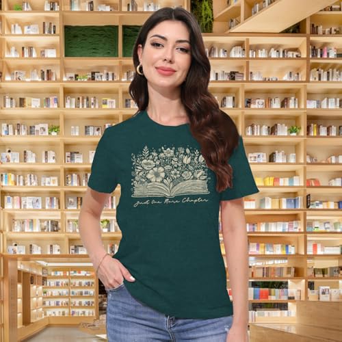 Image of Book Shirts for Women Book Lover T-Shirt Reading Tee Teacher Tops