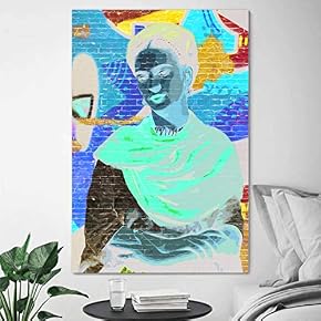 SIGNWIN Framed Canvas Wall Art Mexican Painter Frida...