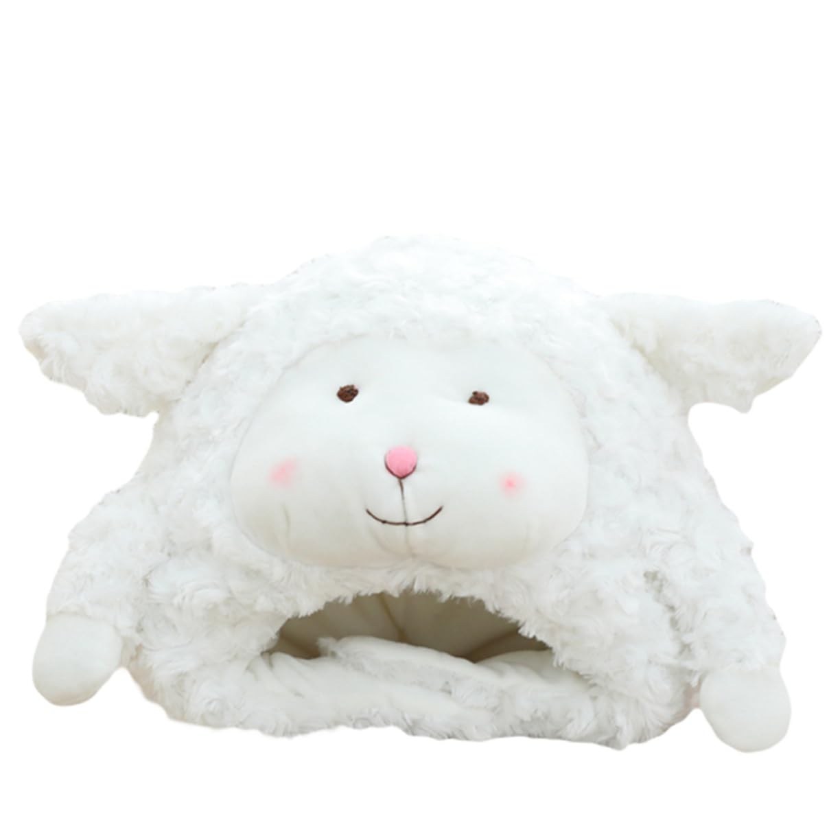 BESPORTBLE Faux Hat Dress up Accessory for Halloween Adjustable Performance Headwear White