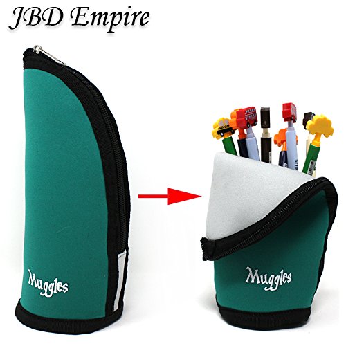 Jbd Harry Potter Style Standing Pencil Case/Make Up Holder Neoprene (Green) #TOP4