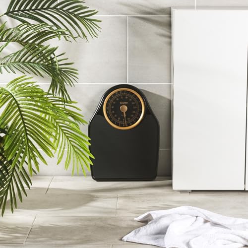 Salter 145 GFEU16 Doctor Style Mechanical Bathroom Scale, Body Weight Scale With 150 KG Max Capacity, Easy to Read Dial with Rotating Pointer, Large Platform with Vinyl Mat, No Battery Required, Gold - Afbeelding 6