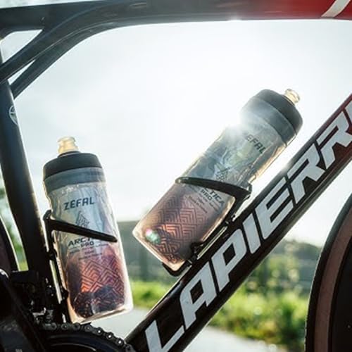 ZEFAL Artica Pro 75 Fahrrad- Trinkflasche, Silber/Rot, 750Ml – Ansicht 2